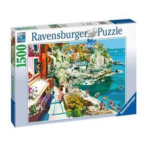 Puzzle Ravensburger - Romantism in Cinque Terre, 1500 piese imagine