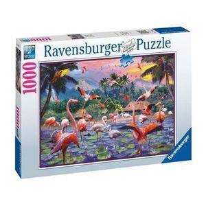 Puzzle Ravensburger - Flamingo, 1000 piese imagine