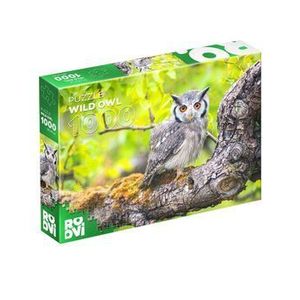 Puzzle Roovi Animal Wild Owl, 1000 piese imagine