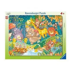 Puzzle Ravensburger tip rama - Jungla, 48 piese imagine