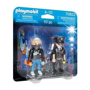 Set figurine Playmobil City Action politist si artist, 2 bucati imagine