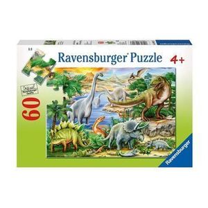 Puzzle Ravensburger - Viata preistorica, 60 piese imagine