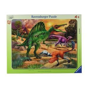 Puzzle Ravensburger tip rama - Dinozauri, 42 piese imagine