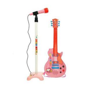 Set chitara si microfon roz Reig Musicales - Hello Kitty imagine