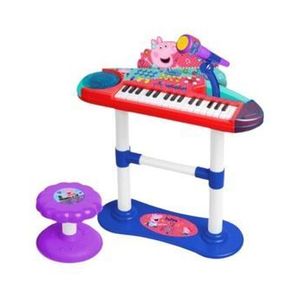 Keyboard Reig Musicales - Peppa Pig, cu microfon si scaunel imagine