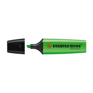 Textmarker Stabilo Boss varf retezat 2-5 mm verde imagine