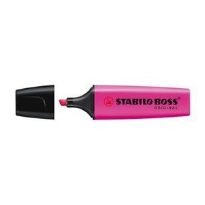 Textmarker Stabilo Boss varf retezat 2-5 mm roz imagine