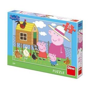 Puzzle Peppa Pig - Puisorii, 24 cm imagine