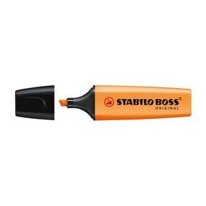Textmarker Stabilo Boss varf retezat 2-5 mm portocaliu imagine