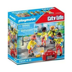 Set figurine Playmobil City Life - Echipaj de salvare imagine