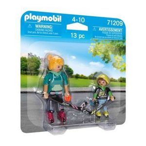 Set 2 figurine Playmobil - Mama si copilul jucand hochei imagine