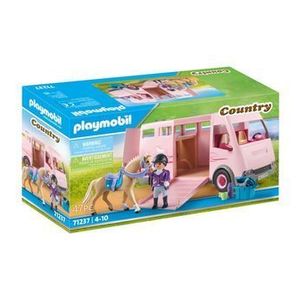 Set figurine Playmobil Country - Masina transportatoare de cai imagine
