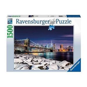 Puzzle Iarna in New York, 1500 piese imagine