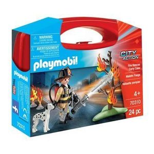 Set figurina Playmobil City Action - Pompier si catel imagine
