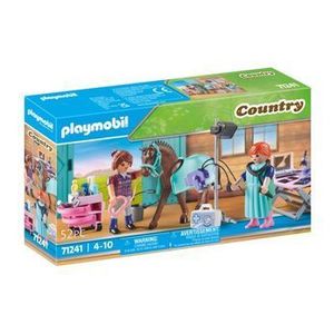 Set figurine Playmobil Country - Veterinar pentru caluti imagine