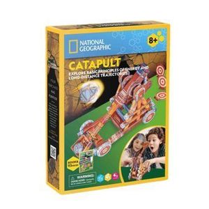 Puzzle 3D Catapulta, 84 piese cu brosura in romana imagine