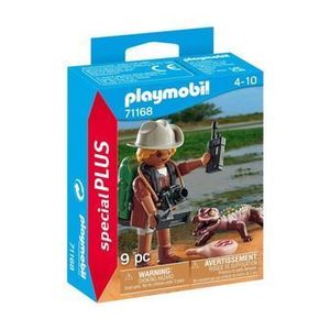 Figurina Playmobil - Cercetator cu aligator imagine