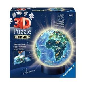Puzzle 3D Ravensburger luminos Planeta Pamant, 72 Piese imagine