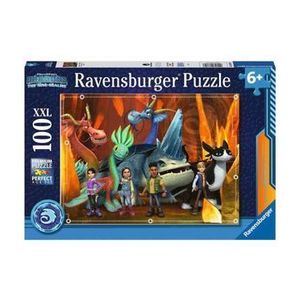 Puzzle Ravensburger Cum sa iti dresezi dragonul, 100 piese imagine
