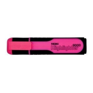 Textmarker Noki Wide 9000 corp plastic dreptunghiular in culoarea scrierii varf. Retezat 1-5mm roz imagine