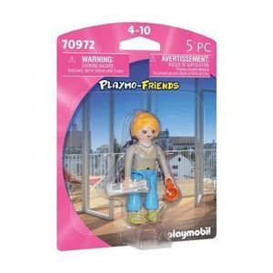 Figurina Playmobil - Femeie cu ziar si cafea imagine