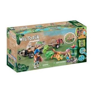 Playmobil Wiltopia - Vehicul pentru salvarea animalelor imagine