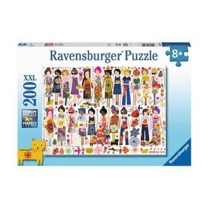 Puzzle Ravensburger Flori si prieteni, 200 piese imagine