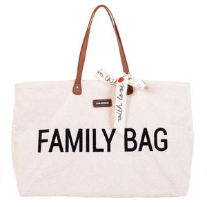 Geanta Childhome Family Bag Teddy Alb imagine