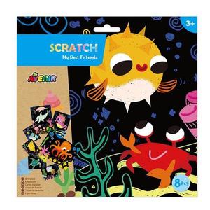 Jucarie copii Scratich, Avenir, Carton, 8 foi, 23x23 cm, 3 ani+, Multicolor imagine