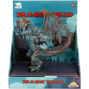 Figurina dragon, Crazoo, albastru imagine