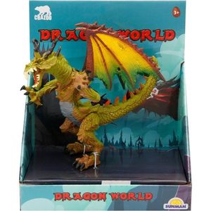 Figurina dragon, Crazoo, verde imagine