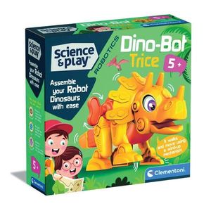 Kit de constructie, Clementoni, Science and Play, Robotul Dino Triceratops imagine