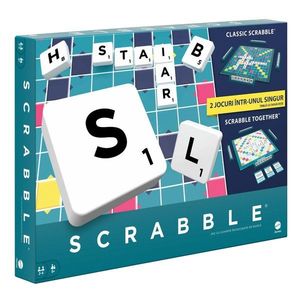 Joc de societate 2 in 1 Scrabble, Core Refresh, in Limba Romana, HXW11 imagine