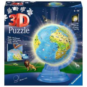 Puzzle 3D - Glob pamantesc luminos | Ravensburger imagine