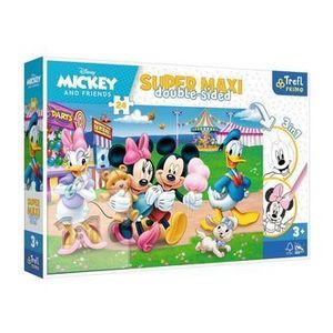 Puzzle Trefl Primo Super Maxi - Mickey la targ, 24 piese imagine
