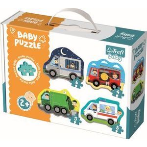 Puzzle baby - Vehicule si meserii, 18 piese imagine