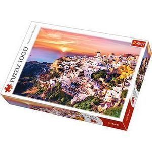 Puzzle Apus in Santorini, 1000 piese imagine