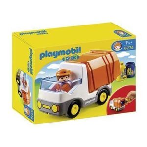 Playmobil 1.2.3 - Camion deseuri imagine