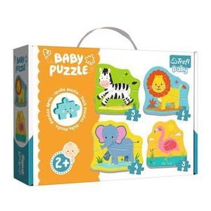 Puzzle Trefl Baby clasic - Animale safari imagine
