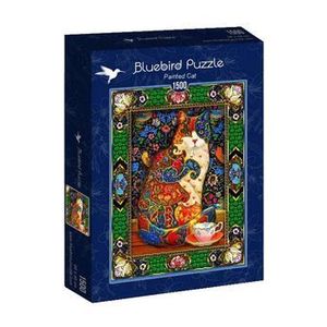 Puzzle Bluebird - Painted Cat, 1500 piese imagine