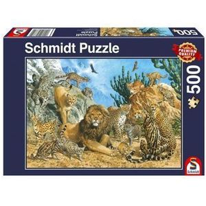 Puzzle Schmidt - Big Cats, 500 piese imagine