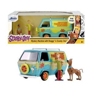 Schooby Doo - Dubita metalica, scara 1: 24 si 2 figurine Scooby Doo si Shaggy imagine