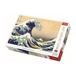 Puzzle Trefl Marele val de la Kanagawa, 1000 piese imagine