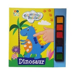 Carticica de colorat si pictat cu degetul - Dinozaur - *** imagine