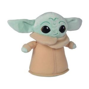 Jucarie de plus Simba Star Wars - Mandalorianul Baby Yoda, 18 cm imagine