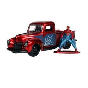 Set Jada Toys Marvel - Masinuta metalica Ford Pick Up (scara 1: 32) si figurina metalica Spider-Man imagine