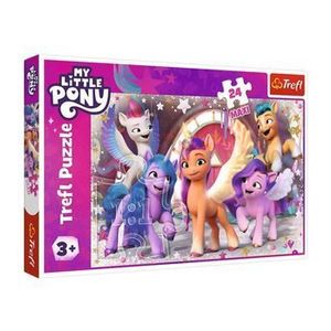 Puzzle Trefl Maxi My Little Pony - O zi frumoasa, 24 piese imagine