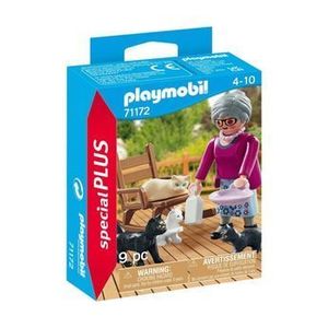 Figurina Playmobil - Bunicuta cu pisici imagine