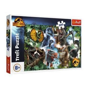 Puzzle Trefl Jurrasic World - Dinozaurii favoriti, 300 piese imagine