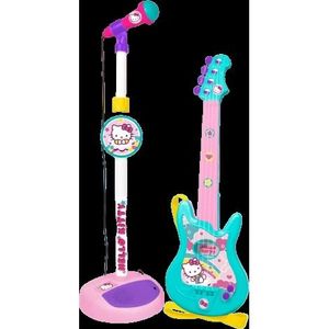 Set chitara si microfon Hello Kitty 1494 imagine